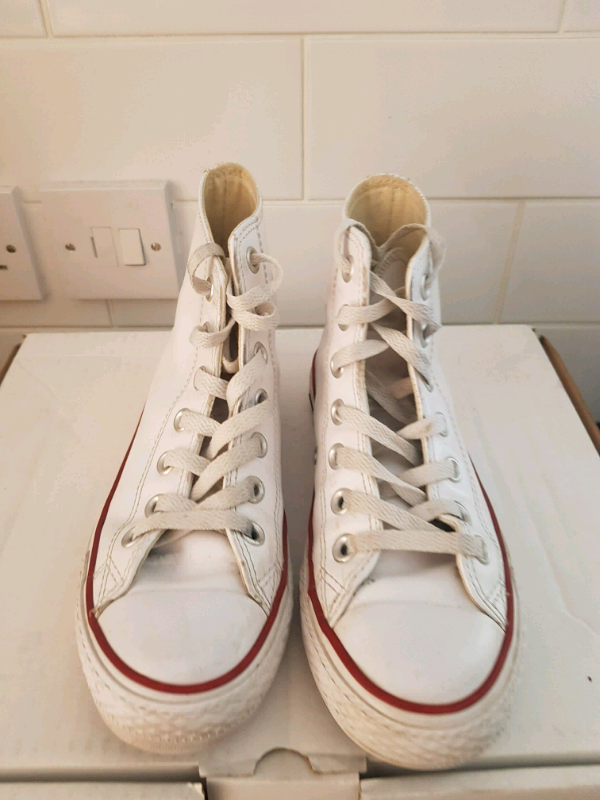 used white high top converse